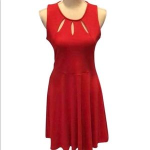 Papermoon Claudette Red Knit Dress